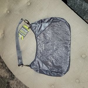 NWT. Travelon. Gray/silver SafeID Shoulder Bag.